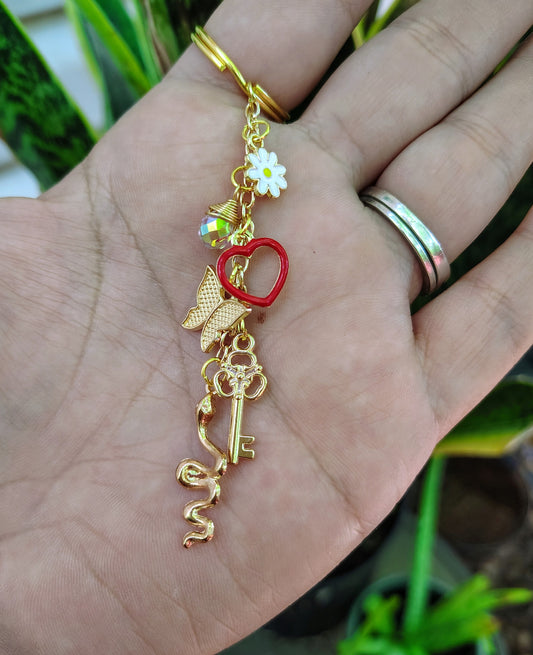 6 Charmed Keychain